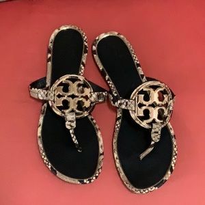 Tory Burch snakeskin flats